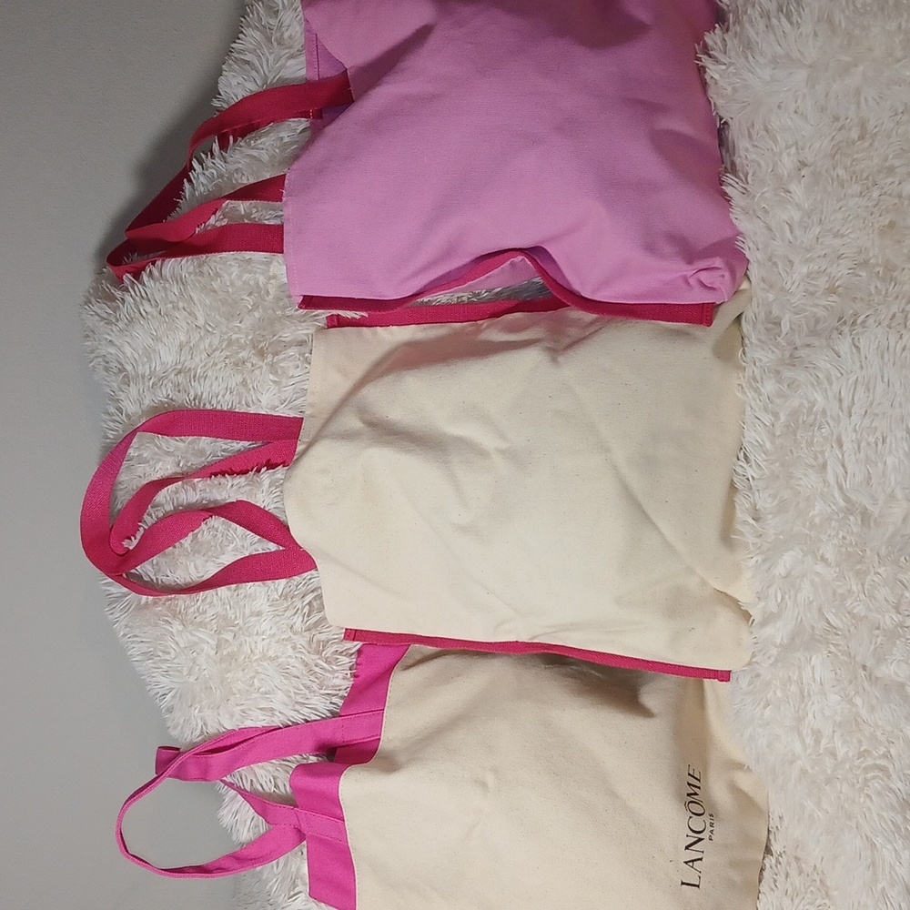 3 Lancome  Lancôme tote bags, from the Life is a Beautiful Ride Cosmetic Line - Picture 5 of 5